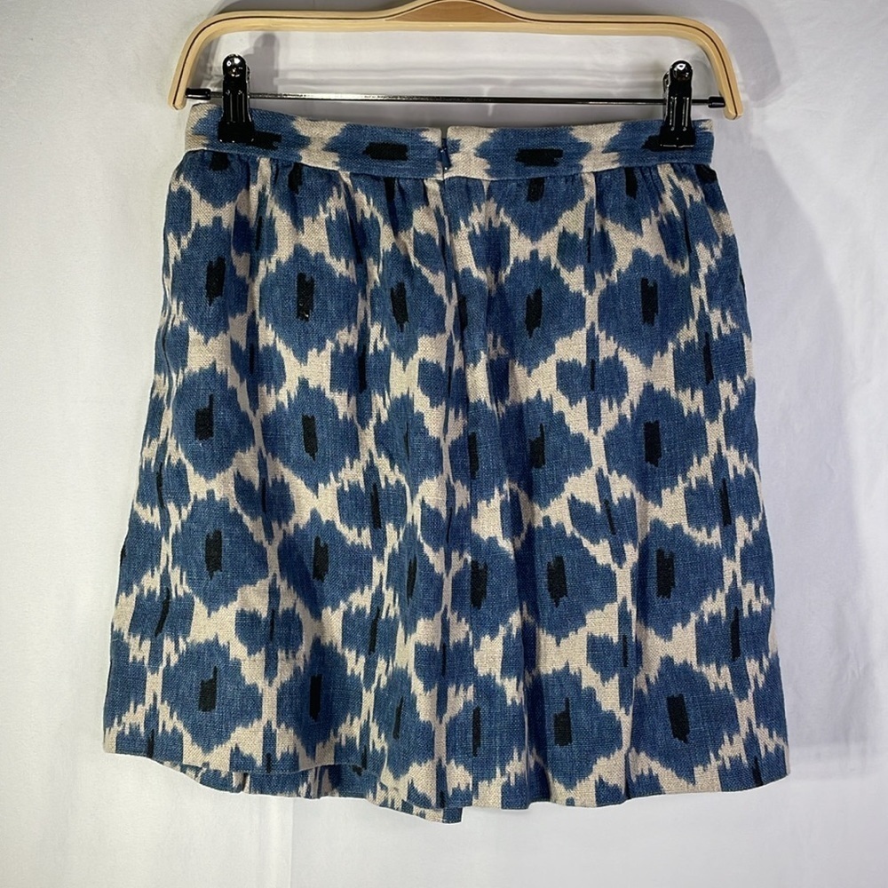 Michael Michael Kors, ikat print sick linen skirt with hidden kangaroo pocket - Picture 5 of 5